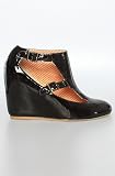 80%20 The Penny Buckle Open Wedge in Black,Shoes for Women