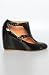 80%20 The Penny Buckle Open Wedge in Black,Shoes for Women
