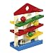 Eichhorn 100002025 - Holz-Kugelbahn-Haus, inklusive Kugeln und Glocke, 25x12x34 cm