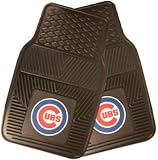 Nifty 8782 MLB-Chicago Cubs Vinyl Universal Heavy Duty Fan Floor Mat