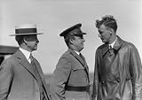1927 CHARLES LINDNERGH & ORVILLE WRIGHT DAYTON OH PHOTO