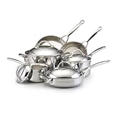 BonJour Stainless Steel Clad 10-Piece Cookware Set