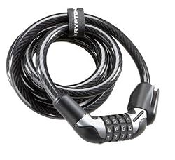 Kryptonite KryptoFlex 1218 Combo Cable 1/2" x 6' Black