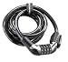 Kryptonite KryptoFlex 1218 Combo Cable 1/2 x 6 Black