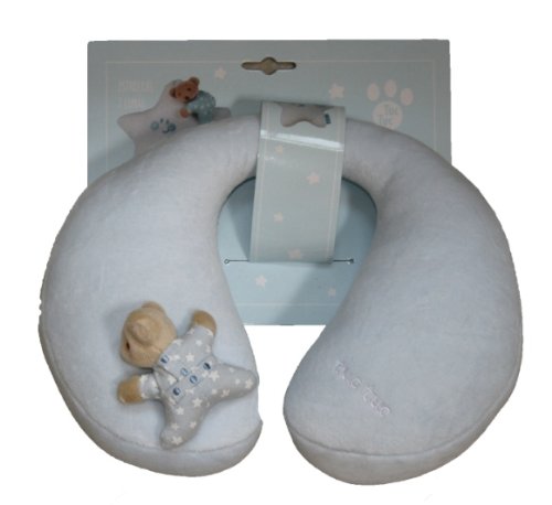 Tuc tuc Blue Baby and Toddler Neck Support Pillow. NeckSaver. Moon & Stars Collection. picture