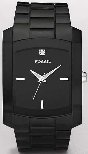 Fossil Three Hand Black Dial Watch