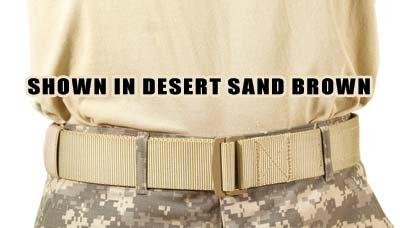 BLACKHAWK! Universal BDU Belt (fits up to 52-Inch) - Desert Sand Brown