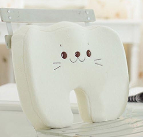 Cartoon Cat Doraemon Springback Memory Foam U-Shaped Office Chairs Cushions (White)