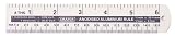 Click for more about 6"/152MM ALUMINIUM RULE - Draper.