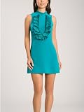 GUESS by Marciano Camille Pleated Ruffle Dress