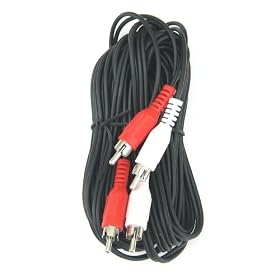 Click here to buy Dual RCA Stereo Audio Cable - 25 ft. by RiteAV.