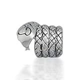 Bling Jewelry 925 Sterling Silver Snake Animal Bead Pandora Compatible