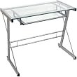 Solo Desk - Silver By Walker Edison