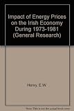 The impact of energy prices on the Irish economy during 1973-1981