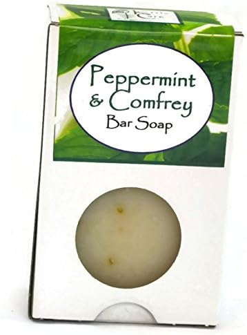 Peppermint & Comfrey Facial Bar Soap with Coconut