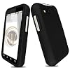 Motorola MB525 DEFY Rubberized Shield Hard Case - Black