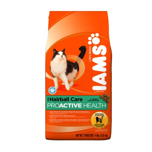 Best Dry Cat Food Reviews IAMS Hairball Care Proactive Health Dry Cat