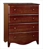 Emily Four Drawer Dresser in Coffee Finish By Da Vinci Baby Furniture