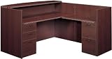 Bow Front Reception Desk