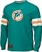 Miami Dolphins Gridiron Classics Throwback Logo Long Sleeve Jersey Crew - Small