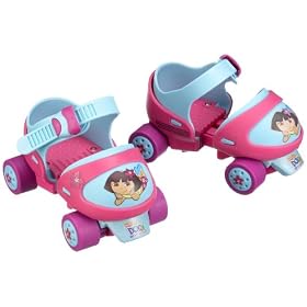 Dora the Explorer RODOSOOPE-00000 3 Position Learning System Adjustable Roller Skates