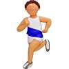 Runner (Male, Brown) by Ornament Central