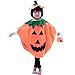 niceeshop(TM) Halloween Party Clothes And Hat ,Pumpkin Cosplay Suit For Kids