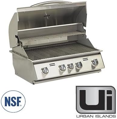 Urban Island Stainless Steel Drop-in 4-burner Grill by Bull Outdoor Products