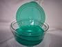 Tupperware SHEERLY ELEGANT 9.5 c Medium SERVING BOWL Green