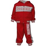 Ohio State Buckeyes Scarlet Toddler Triumph Full Zip Hoody and Sweatpant Set