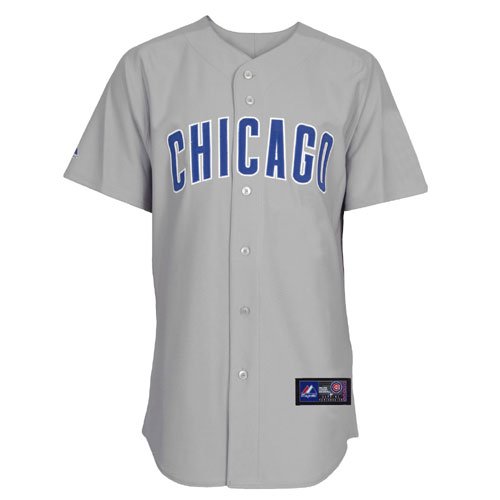 MLB Men's Chicago Cubs Replica Jersey, Road Gray, 2XL