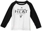 NBA Youth Miami Heat Long Sleeve Raglan Crew - R2892Xhe (White, Large)