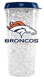 Denver Broncos Crystal Freezer Travel Tumbler