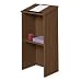 Oklahoma Sound 222-MO Full Floor Lectern, 23" Width x 46-1/2" Height x 16" Depth, Medium Oak