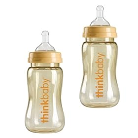 Thinkbaby 9 oz Twin pack Baby Bottles BPA FREE **IN STOCK**