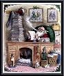 Art Poster Metal Framed Print - Santa Claus' Mail - Artist: Thomas Nast- Poster Size: 18 X 14