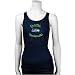 Seattle Seahawks Ladies Navy Blue Playtime Tank Top