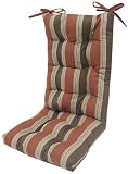 2-Piece Patio Rocker Cushion - Hampton Bay Java Stripe