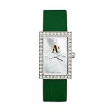 Oakland Athletics Ladies MLB Starlette Watch (Leather Band)