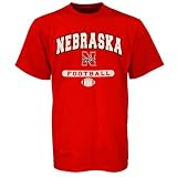Russell Nebraska Cornhuskers Scarlet Football T-shirt