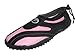 Womens Water Shoes Aqua Socks Pool Beach ,Yoga,Dance and Exercise (9, Black/Pink 1185L)