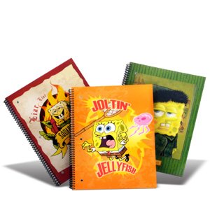 theme stationery for kids - Spongebob Back to School Theme Spiral Notebook
