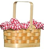 New Little Red Riding Hood Costume Purse Basket Handbag 7x4x6