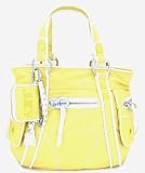 Juicy Couture Topanga Large Yellow Nylon Tote Bag