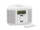 CHRONOS-CDII Series II DAB/FM/CD Stereo Clock Radio in White