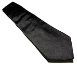 Polo Ralph Lauren Purple Label Black Satin Silk Italy Tie