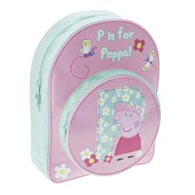P is for Peppa Peppa Pig Arch Backpack with Front Pocket