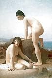 Bathers by William-Adolphe Bouguereau - Fine Art Print / Poster - 25.00 x 35.00