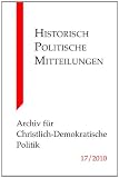 Produkt-Bild: Historisch-Politische Mitteilungen