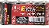 オーム電機 アルカリ単2形乾電池 4本パック LR14G/4Sの画像